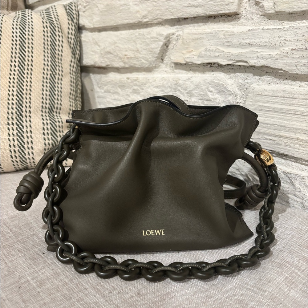 Loewe Flamenco Clutch with donut chain